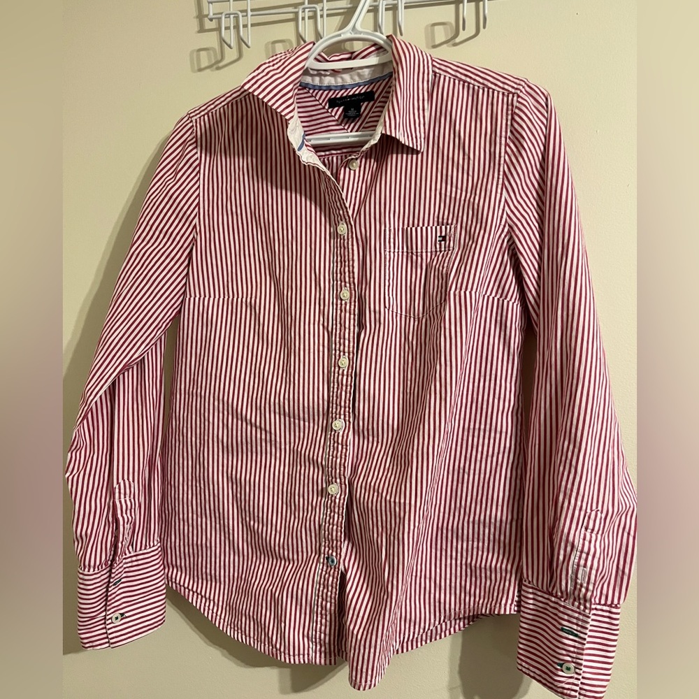 Tommy Hilfiger pinstripe blouse